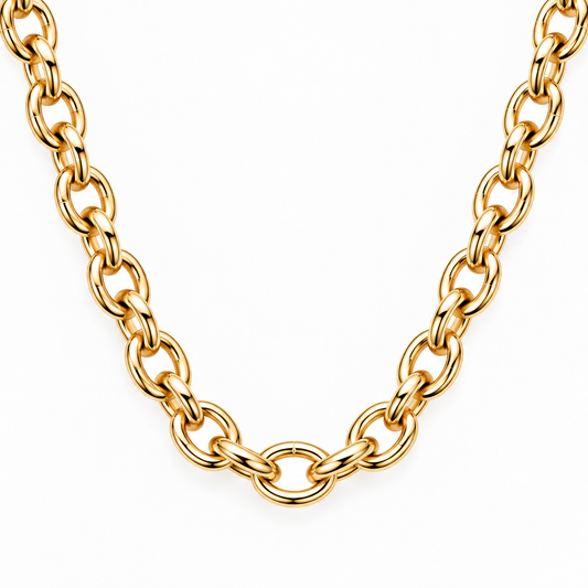 Classic Gold Tone Chain Necklace