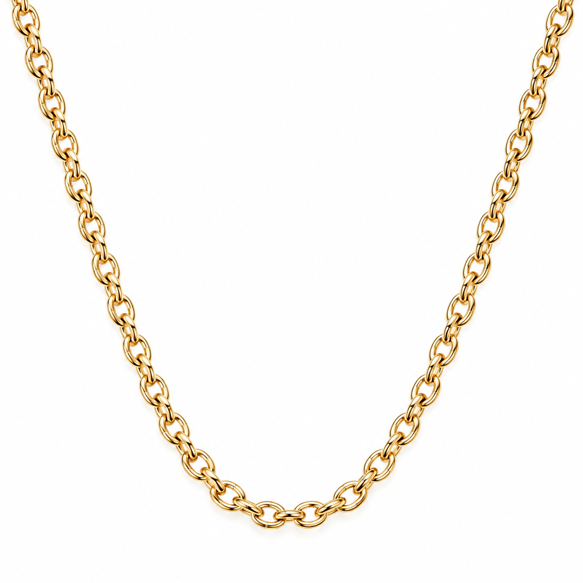 Classic Gold Tone Chain Necklace