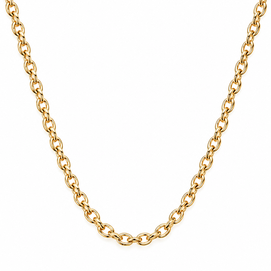 Classic Gold Tone Chain Necklace