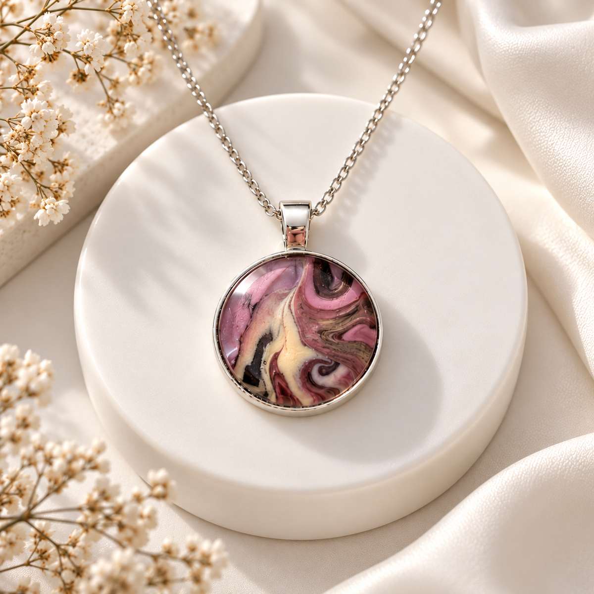 Pendant - Amethyst Swirl