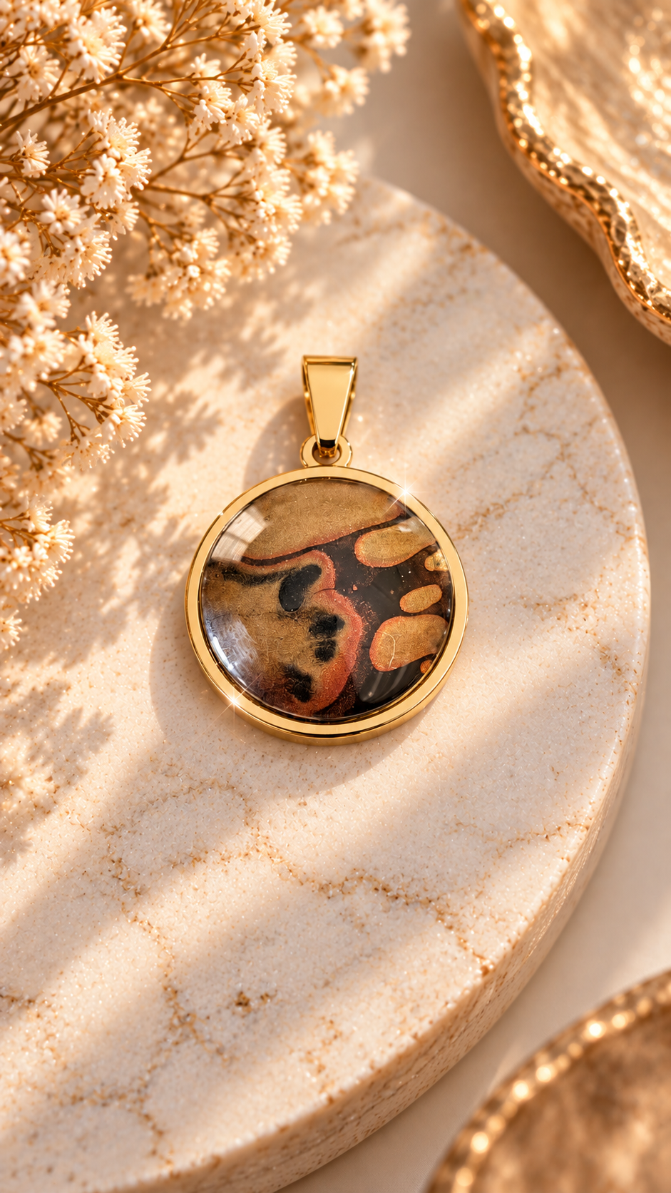 Pendant - Golden lava
