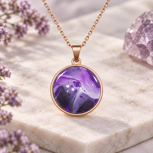 Pendant - Violet flow